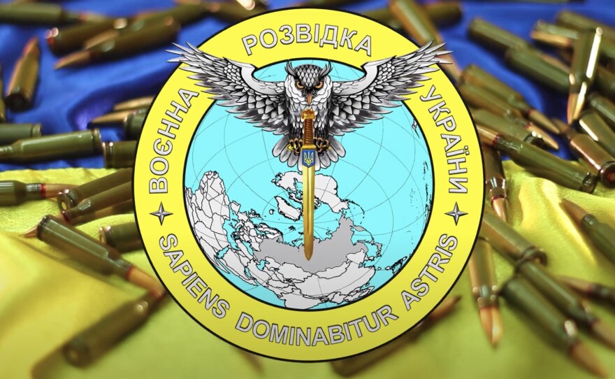 Ukraine's defense intelligence service uses an owl in its insignia — and the owl is pointing a sword directly at Russia.