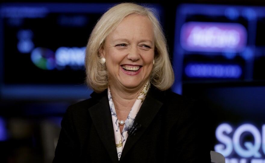 Meg Whitman, the current president and CEO of Hewlett-Packard, will lead one of the two companies the tech giant is creating by dividing its corporate services and printing/PC units.
