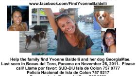 Yvonne Baldelli was last seen in Panama. 