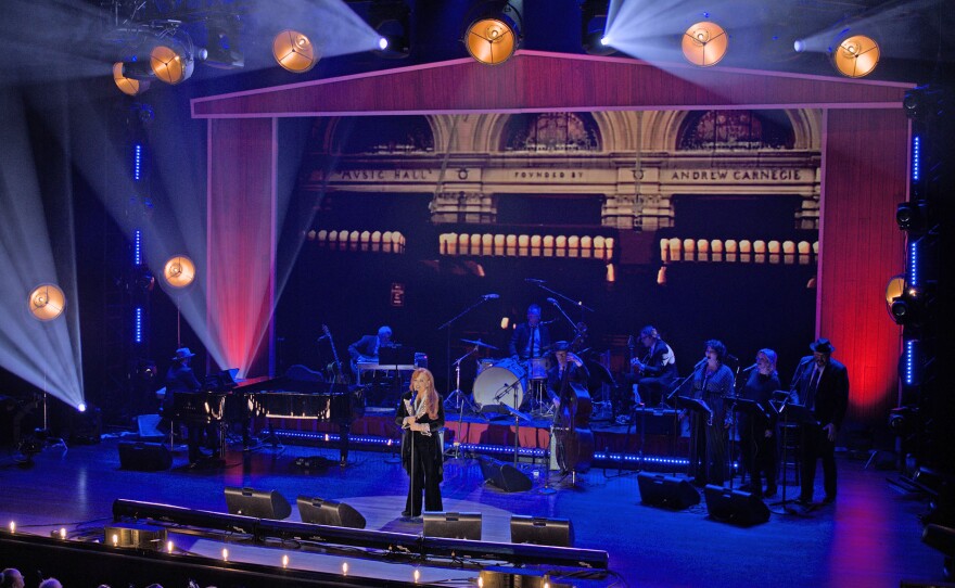 Wynonna Judd performing in GREAT PERFORMANCES "Patsy Cline: Walkin’ After Midnight."