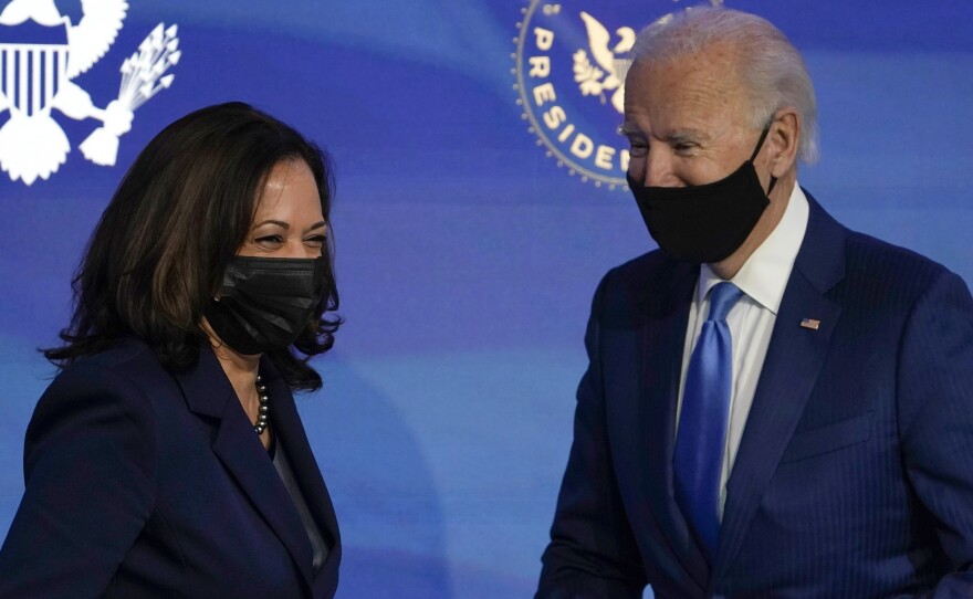 Vice President-elect Kamala Harris and President-elect Joe Biden formally were elected on Monday by the Electoral College, which executes the will expressed by votes cast last month.