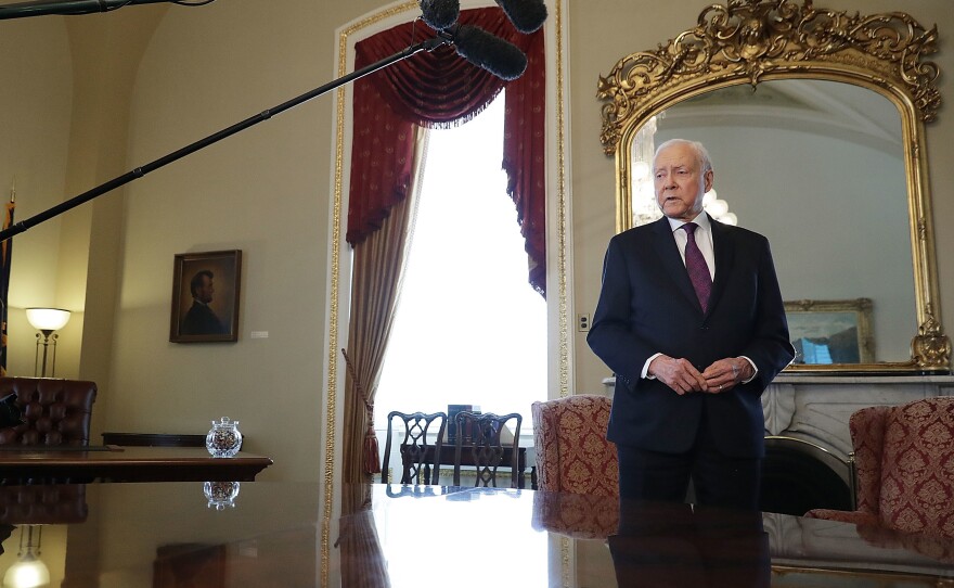 Sen. Orrin Hatch's social media team offered many examples of "proof of life" on Monday night.