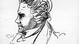 An autographed portrait of Ludwig van Beethoven.