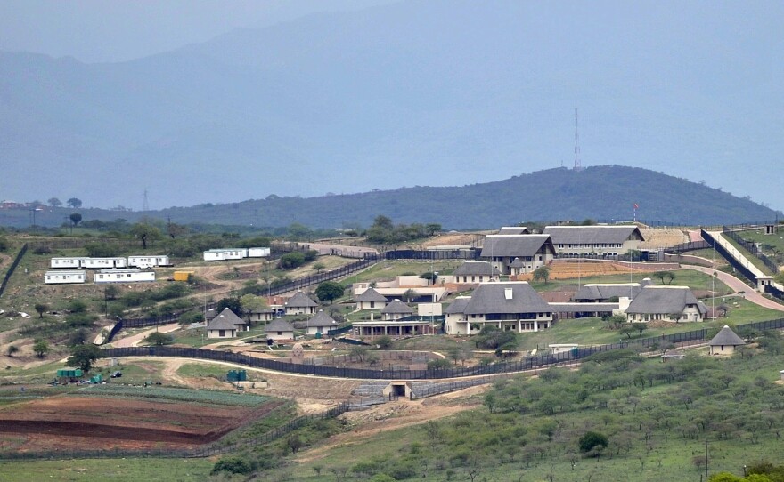 The private compound homestead of South African President Jacob Zuma in Nkandla, South Africa.