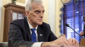 Denis McDonough, Secretary of Veterans Affairs, testifies before the Senate Committee on Veterans' Affairs on Capitol Hill in Washington on Wednesday, July 14, 2021.