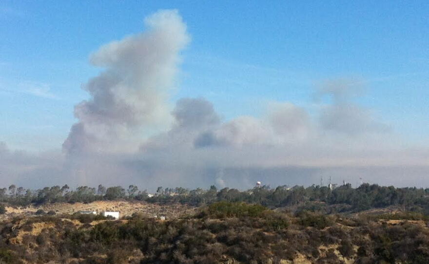 Crews At Camp Pendleton Battling Three Large Brush Fires | KPBS Public ...