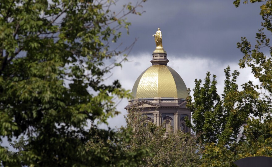 Notre Dame is the "first and most important employer publicly to take advantage" of the rollback, The Los Angeles Times says.