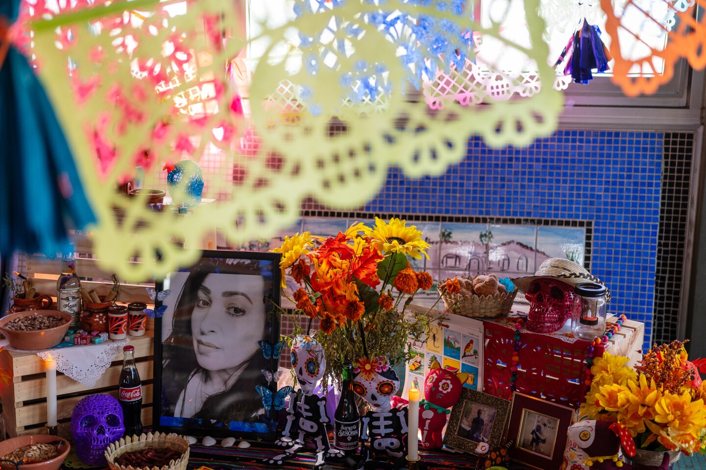 A Día de Muertos altar at the Sherman Heights Community Center is shown on Oct. 17, 2023.