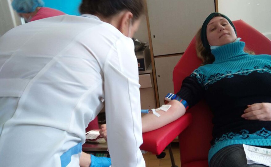 Blood transfusions are one of the numerous medical services that have become interrupted by Russian attacks.