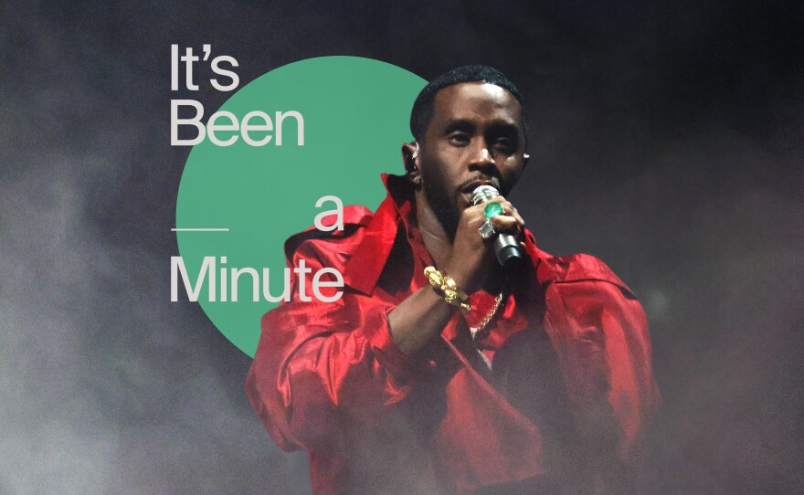 Diddy performs onstage at the 2023 MTV Video Music Awards.