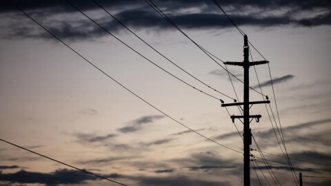 California regulators voted to cut utility profit margins but backed down on the amount, ultimately cutting them just 5/100ths of a percent. Power lines in Elk Grove on Sept. 20, 2022.