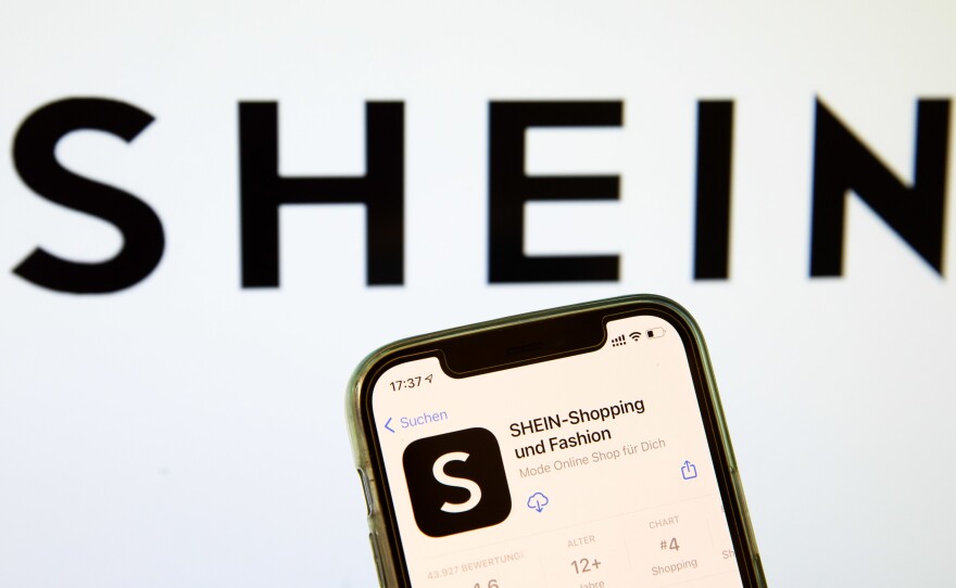 In this photo illustration, a Shein App in the IOS App Store on May 03, 2021 in Bargteheide, Germany.