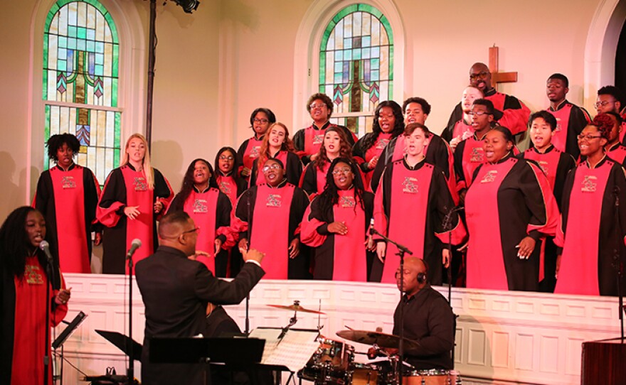 Taped before a live audience at the Second Baptist Church congregation in Bloomington, Ind., Rev. Dr. Raymond Wise guides viewers on an educational and uplifting learning experience while leading the Indiana University African American Choral Ensemble in a performance of sacred music deriving from African traditions.