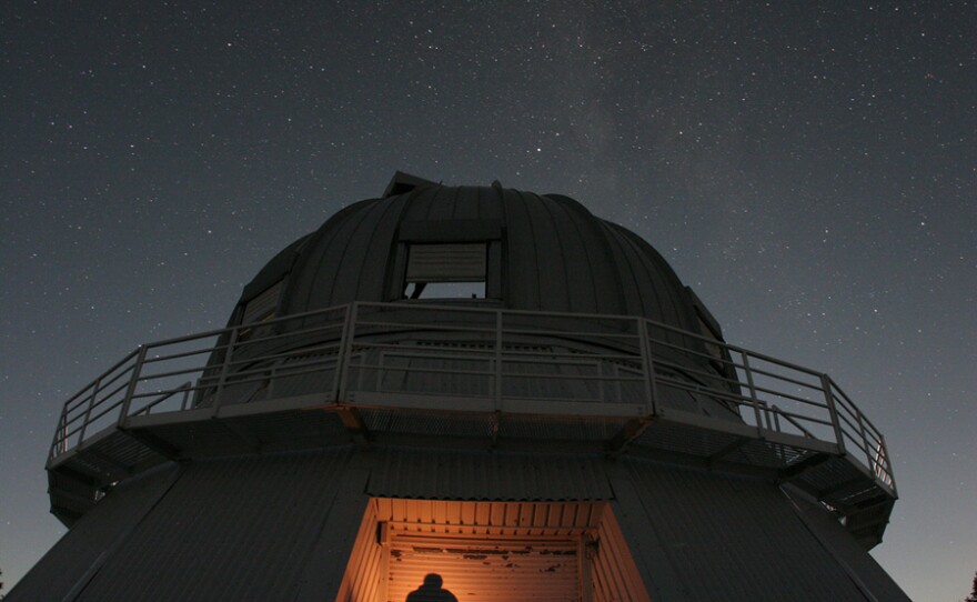 Dark sky reserves, like this one around Mont Megantic in Canada, preserve starry night skies for researchers and amateur stargazers alike.