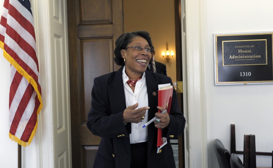 Rep. Marcia Fudge, D-Ohio, chair of the Congressional Black Caucus, says her group fears an immigration overhaul that greatly expands high-tech visas could have an adverse impact on blacks aspiring to such jobs.