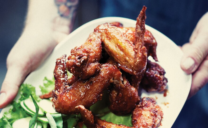 Pok Pok's most popular and addictive dish is Ike's Vietnamese fish sauce wings, according to Karen Brooks, a food critic at <em>Portland Monthly</em>.