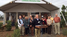 Matt Middlebrook, executive vice president for development, Caruso Affiliated, responds to Westfield's opposition to the mall project proposed for the Agua Hediona Lagoon, Dec. 10, 2015. 
