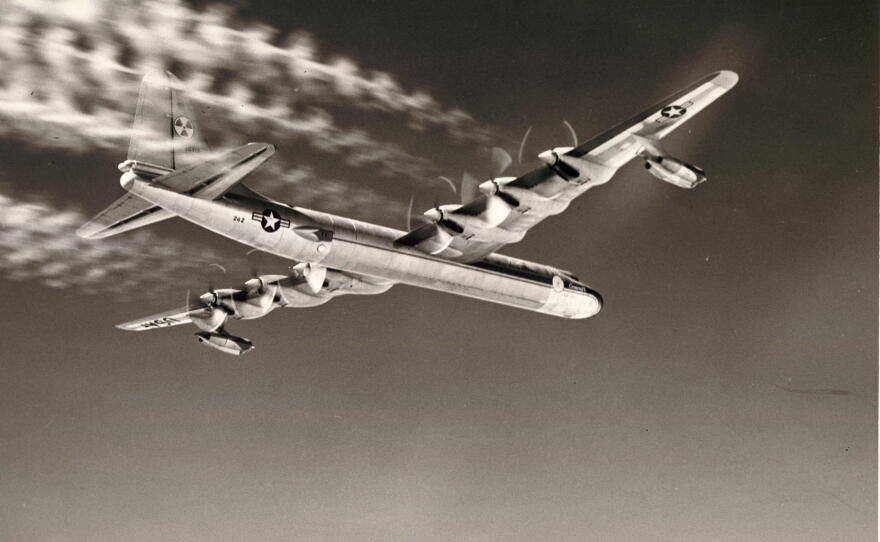 The U.S. and Russia both experimented with flying nuclear reactors during the Cold War. The U.S. placed a small nuclear reactor in a Convair B-36 Peacemaker, but the plane never ran off of nuclear power.