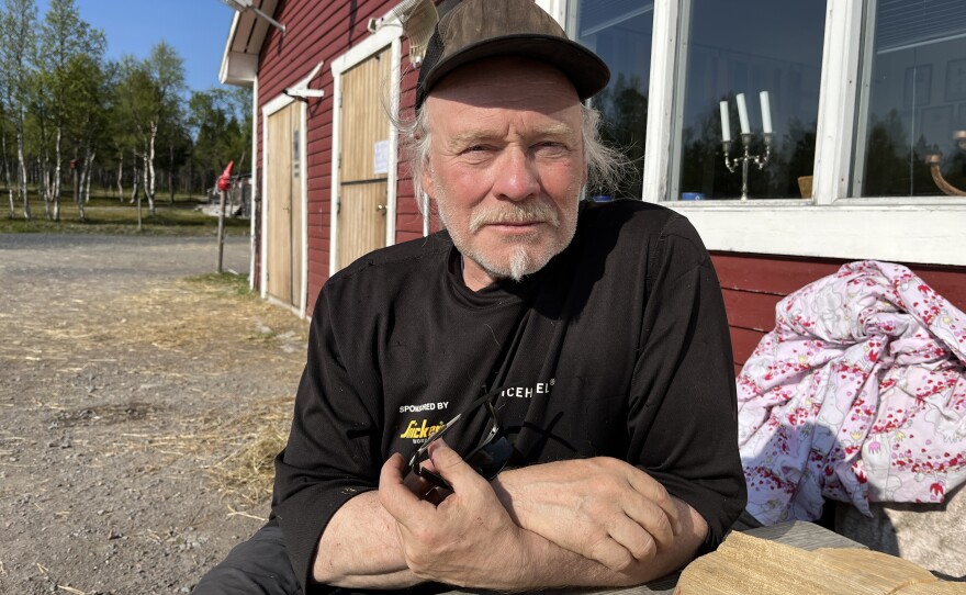 Matti Blind Berg, a member of the Indigenous Sami people, runs a small ranch about 25 miles from Kiruna. He worries about what mining rare earths will do to the Arctic environment and reindeer herding.