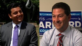 City council candidates Anthony Bernal and Chris Ward.