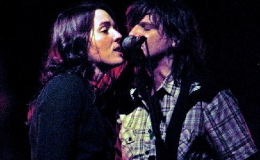 Amy Ray and Brandi Carlile in 2008