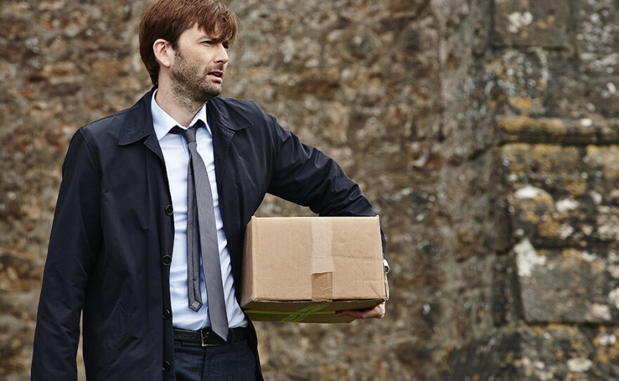 DI Hardy in a scene from BROADCHURCH Episode 7.