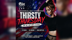 Memorial Day Weekend at F6ix: Thirsty Thursday 