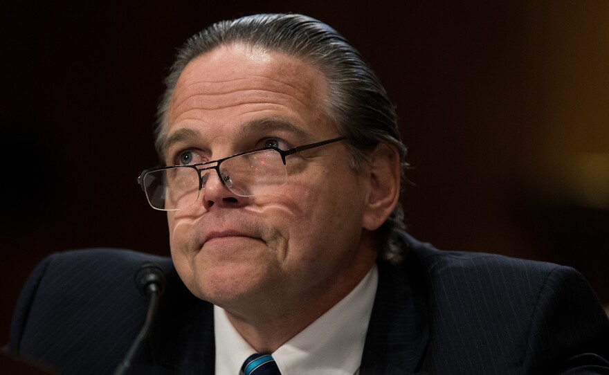Daniel Foote, pictured during a congressional hearing in 2016, has resigned as the U.S. envoy to Haiti.