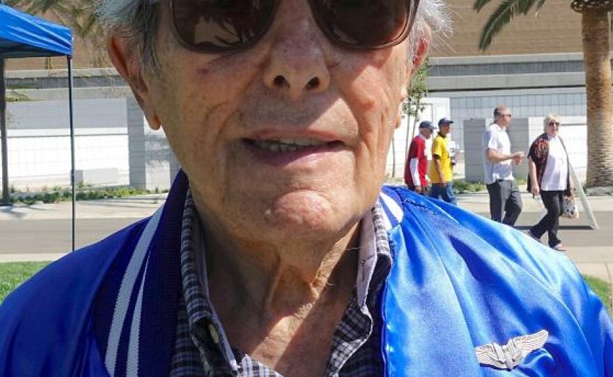 World War II veteran Leon Waldman is planning to be interred in the new columbarium. 'I've got the empty urn sitting at home waiting to go in one of these niches,' he said.