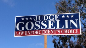 A Ken Gosselin campaign sign on Del Mar Heights Road, May 21, 2014. 