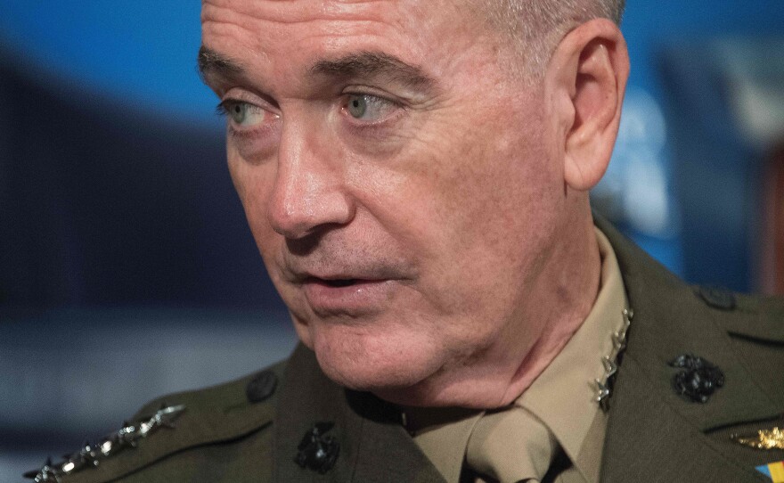 Joint Chiefs of Staff Chairman Gen. Joseph Dunford said Thursday that the military's transgender policy will remain unchanged until the Department of Defense receives direction from the White House.