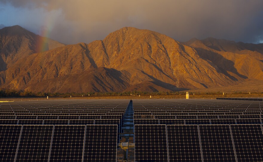 NRG Borrego Springs plant, Dec. 14, 2012. About 18 percent of electricity distributed by SDG&E in 2015 came from solar. 