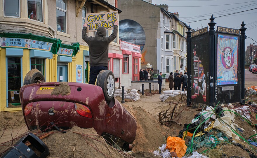 A look at the damage in Kent after the explosion.
