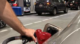 Man pumps gas at a Costco in Chula Vista amid record high gas price hikes, in Chula Vista March 20, 2026