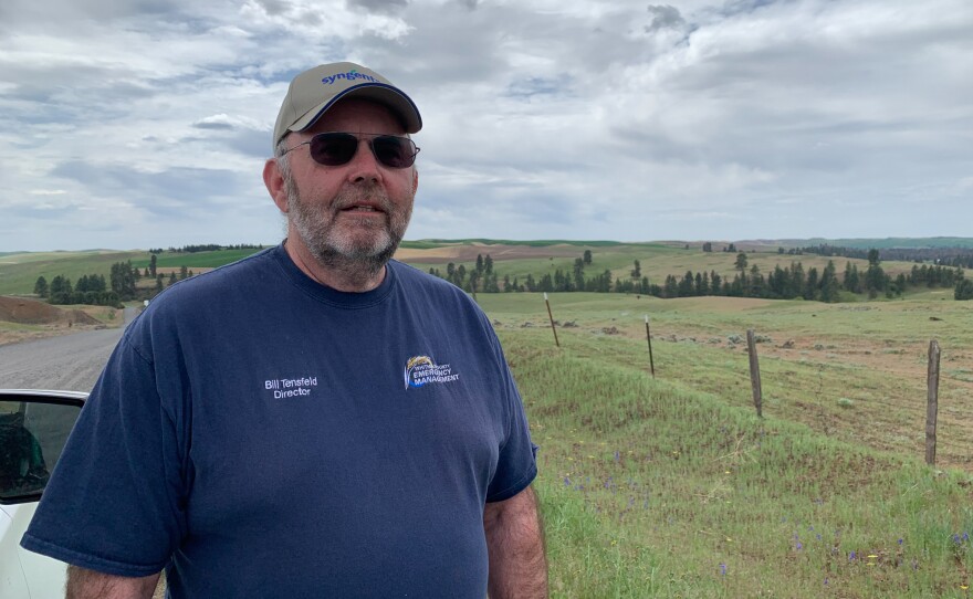 Bill Tensfeld, director of emergency management for Whitman County, says the destructive wildfires last year should be an 'eye opener' for the rest of eastern Washington this summer.