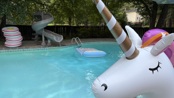 The Endless Summer Oasis pool listing on Swimply gets more than 1,000 guests a season, according to owner Jasmine Lawson in Birmingham, Ala. on June 24, 2026.