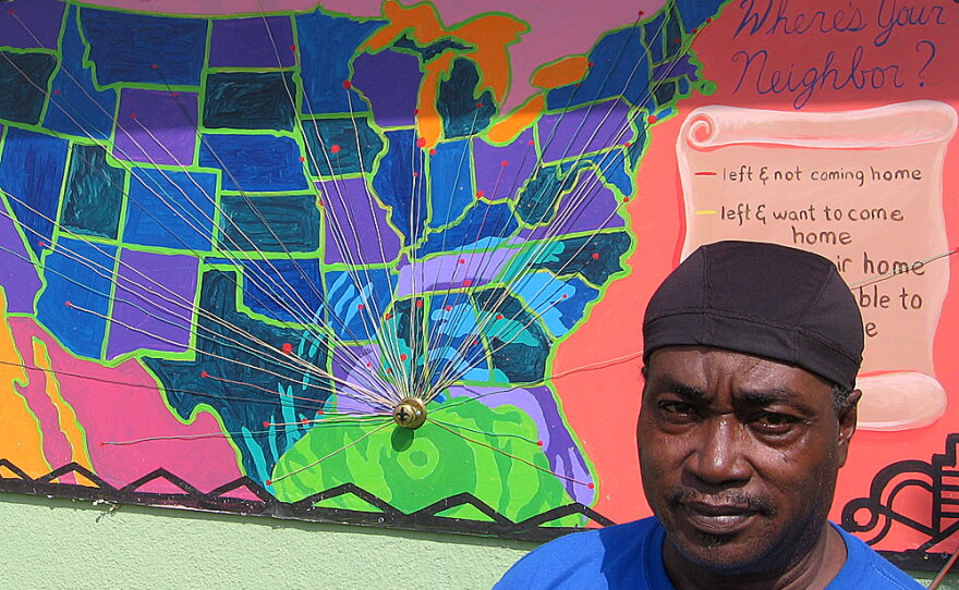 In the Holy Cross neighborhood, "Mac" McClendon created the Lower 9th Ward village, a community center and gathering place for returning residents.