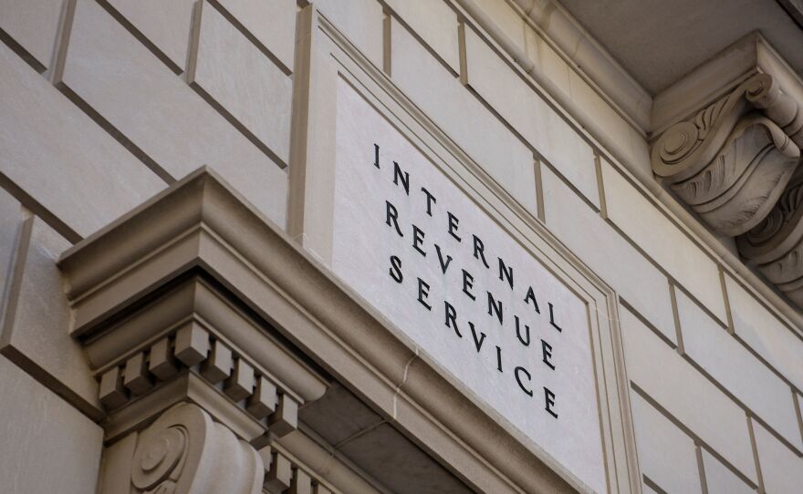 A view of the Internal Revenue Service's headquarters on March 24, 2016, in Washington, D.C.