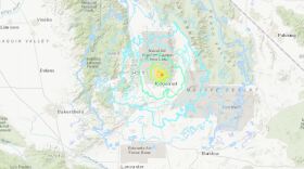 A magnitude-5.4 aftershock hits the same area in the Mojave desert Friday morning after a 6.4 quake shook a large swath of Southern California.