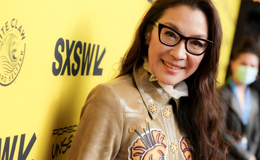 Michelle Yeoh at the opening night premiere of "Everything Everywhere All At Once" during the 2022 SXSW Conference and Festivals in Austin, Texas.