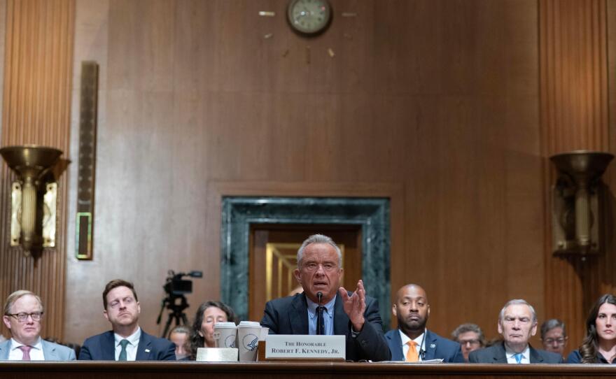 Health Secretary Robert F. Kennedy Jr. appears before the Health Subcommittee of the House Energy and Commerce Committee on Tuesday. He has two more congressional hearings on Wednesday.