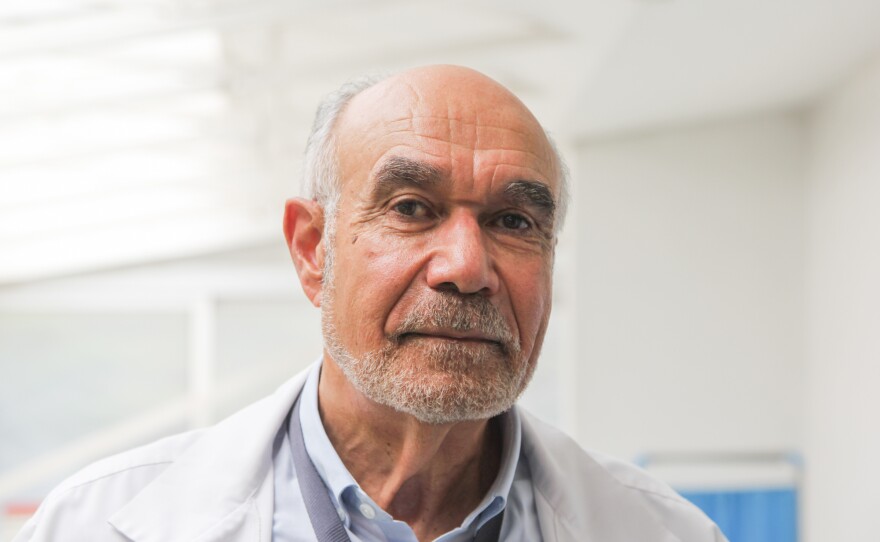 Dr. Jean William Pape, at the Gheskio Hospital in downtown Port-au-Prince, Haiti, is among those who are hopeful about the recently arrived vaccines, regardless of the nation's current woes.