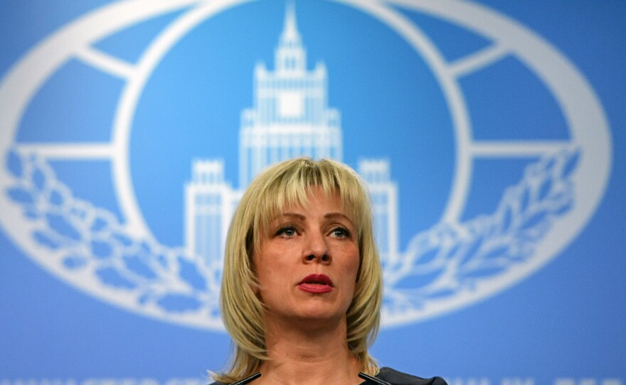Russian Foreign Ministry spokeswoman Maria Zakharova has used sarcasm when addressing serious topics including the relations between Russia and Ukraine.