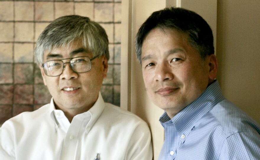 Buck Gee, (left), a retired Cisco vice president and Wes Hom, a retired IBM vice president co-authored a study that found Asians are underrepresented in executive offices of Silicon Valley tech companies.