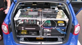 The elaborate electronics that run a robocar. 