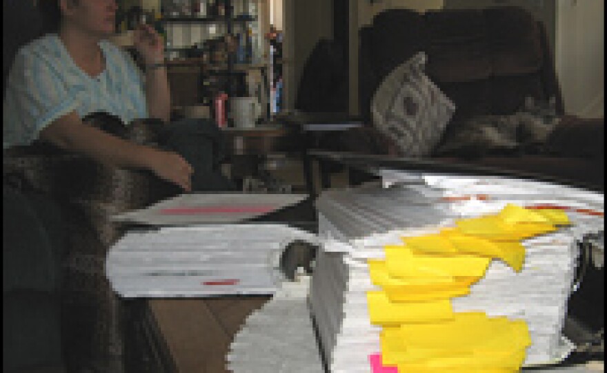 Tammie LeCompte meticulously filed every Army document about Ryan LeCompte in chronological order in binders. Senate aides say these bulging binders helped convince them that Army officials were mistreating her husband.