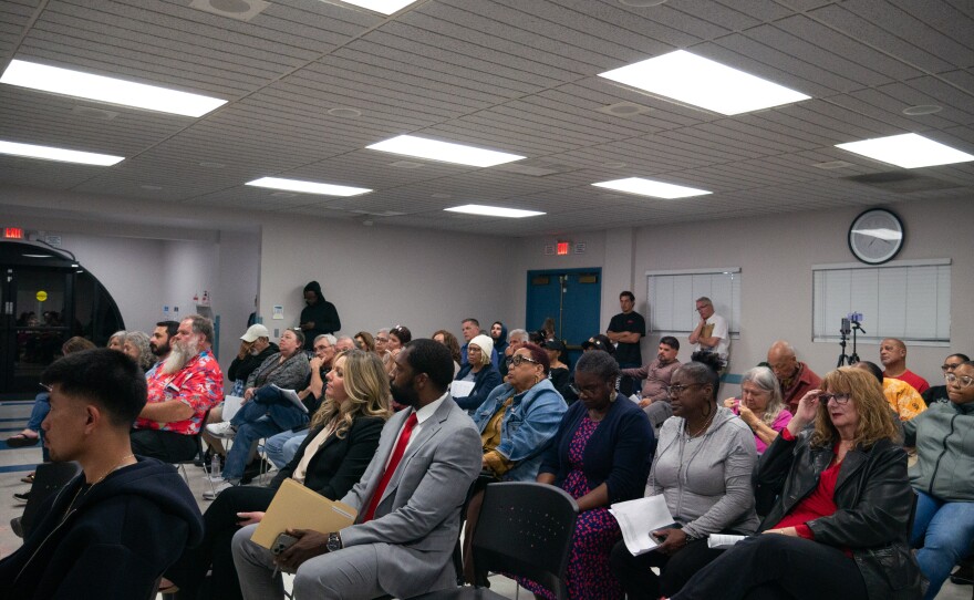 Community members gather for the council meeting on Feb. 3, 2026.