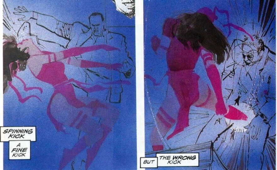 Panel from Electra: Assassin