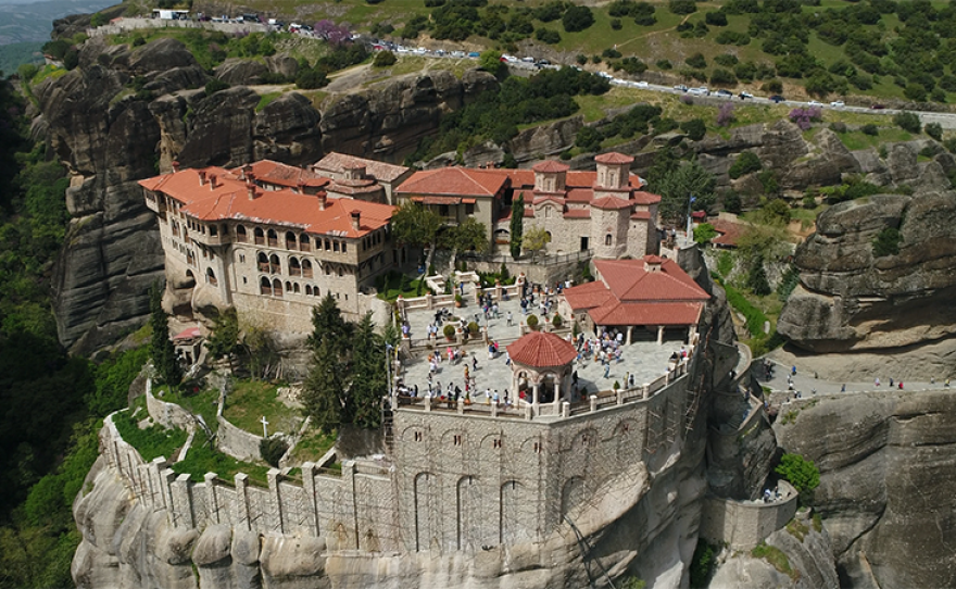 Holy Monastery of Varlaam, Greece.