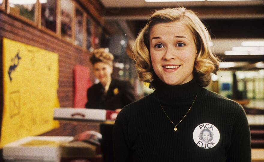 Reese Witherspoon stars as the ruthlessly ambitious teenager Tracy Flick in "Election."